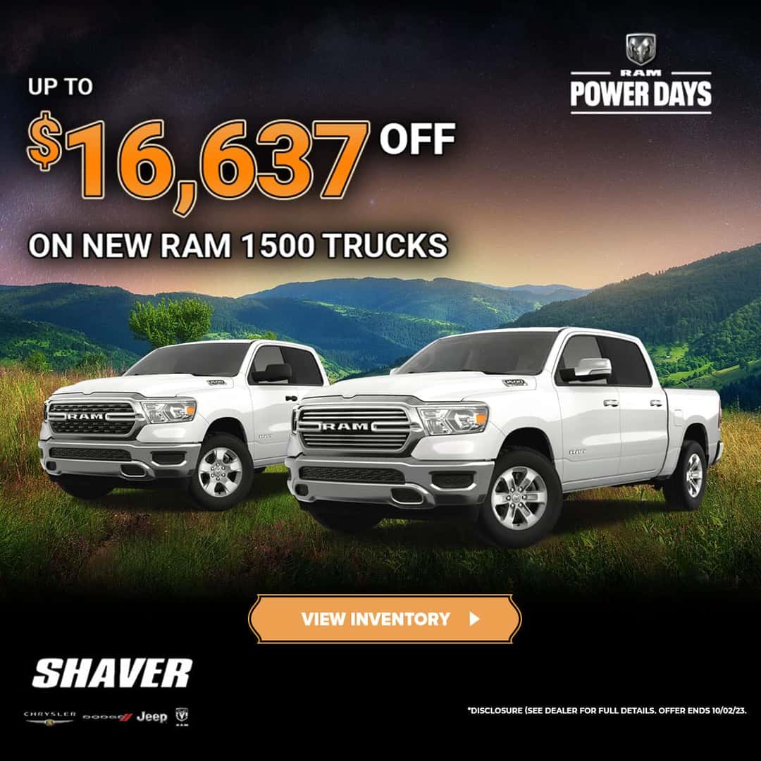 New Ram 1500 Trucks
