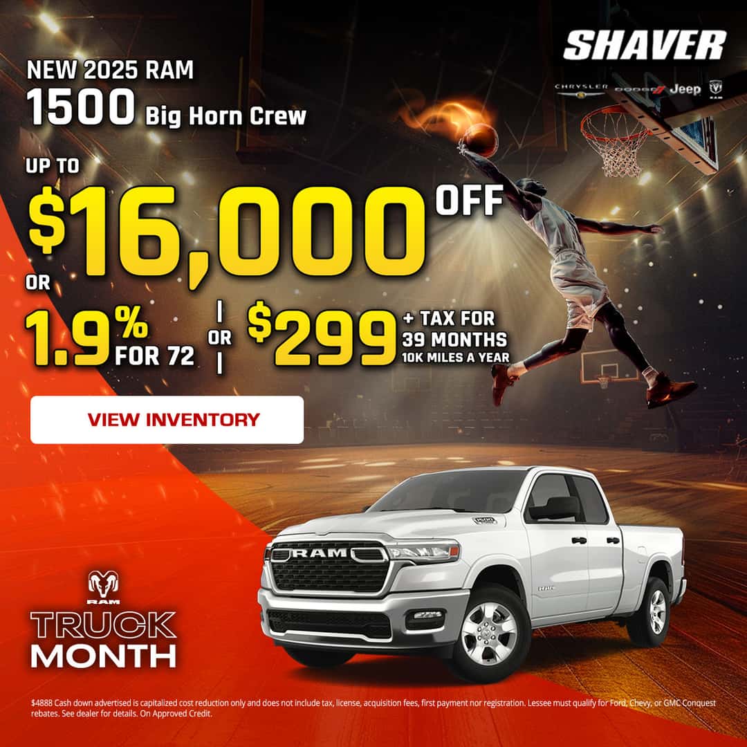 2025 RAM 1500 BIG HORN CREW