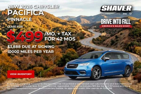 New 2026 Chrysler Pacifica Pinnacle