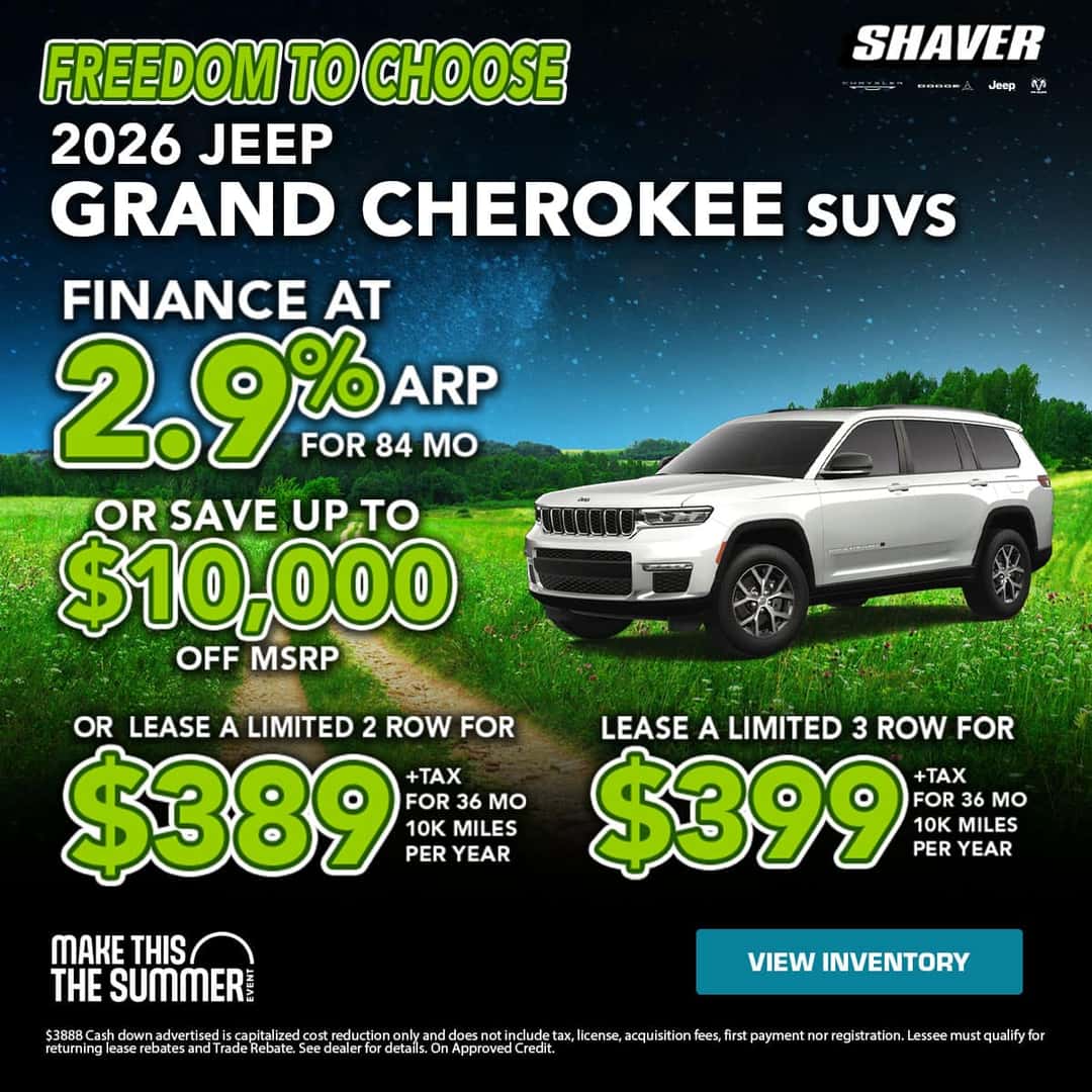 2026 Jeep Grand Cherokee SUVs