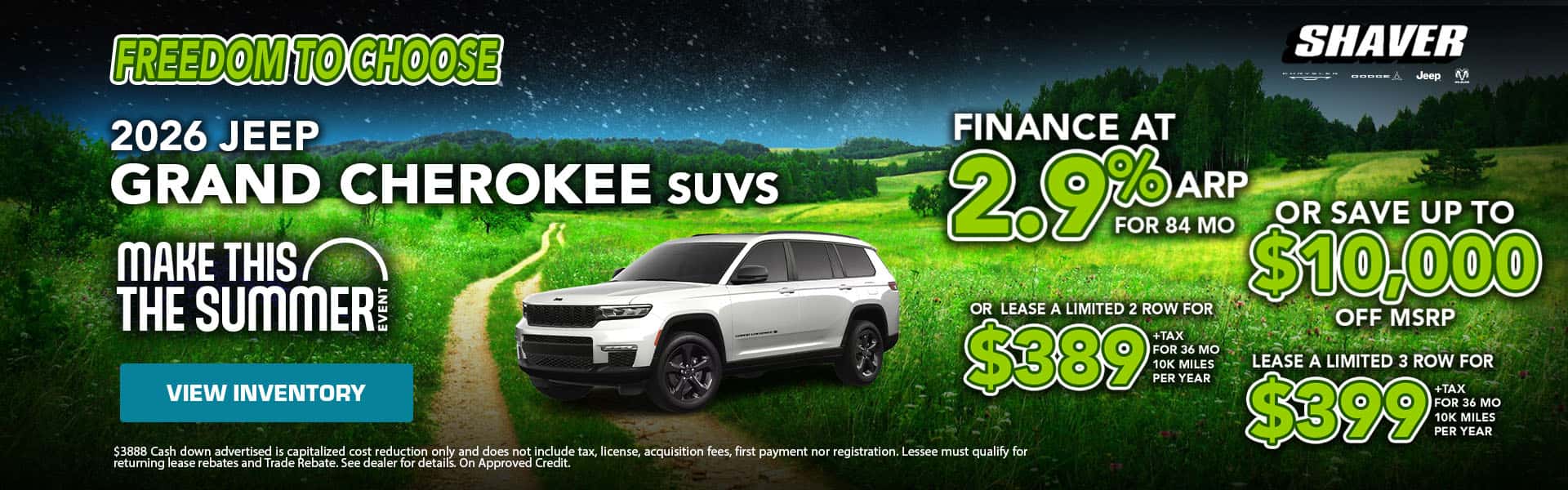 2026 Jeep Grand Cherokee SUVs