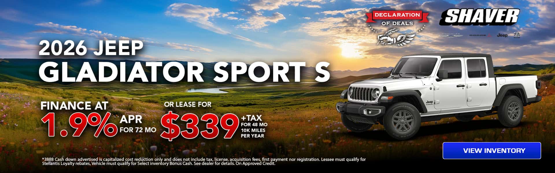2026 Jeep Gladiator Sport S