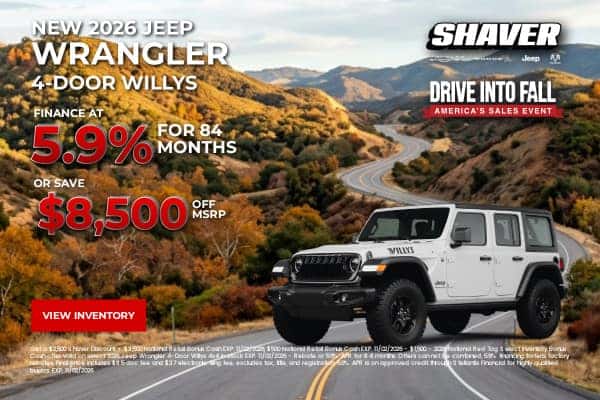 New 2026 Jeep Wrangler 4-Door Willys