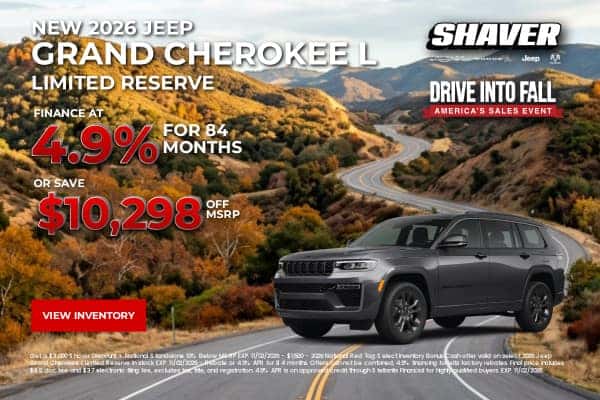 New 2026 Jeep Grand Cherokee L Limited Reserve