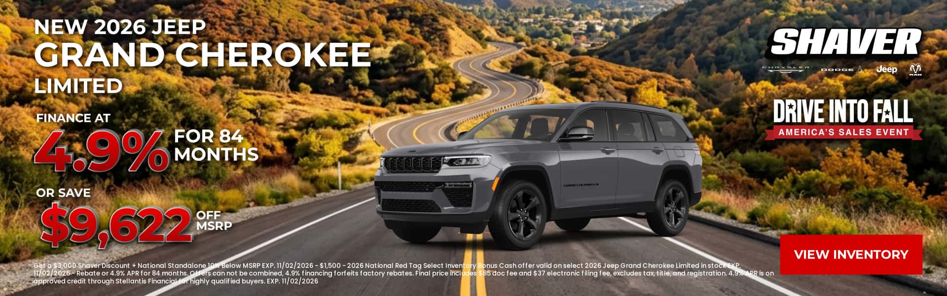 New 2026 Jeep Grand Cherokee Limited