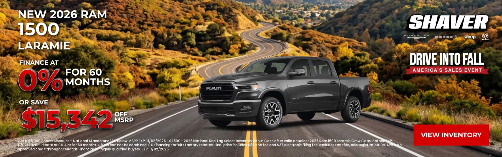 New 2026 Ram 1500 Laramie