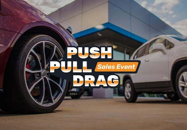 Push pull drag logo
