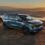 Blue 2026 Kia Carnival Minivan
