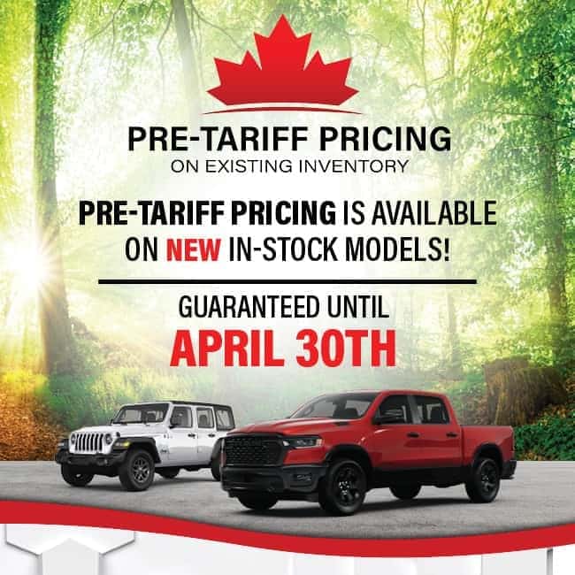 Pre-Tariff Pricing