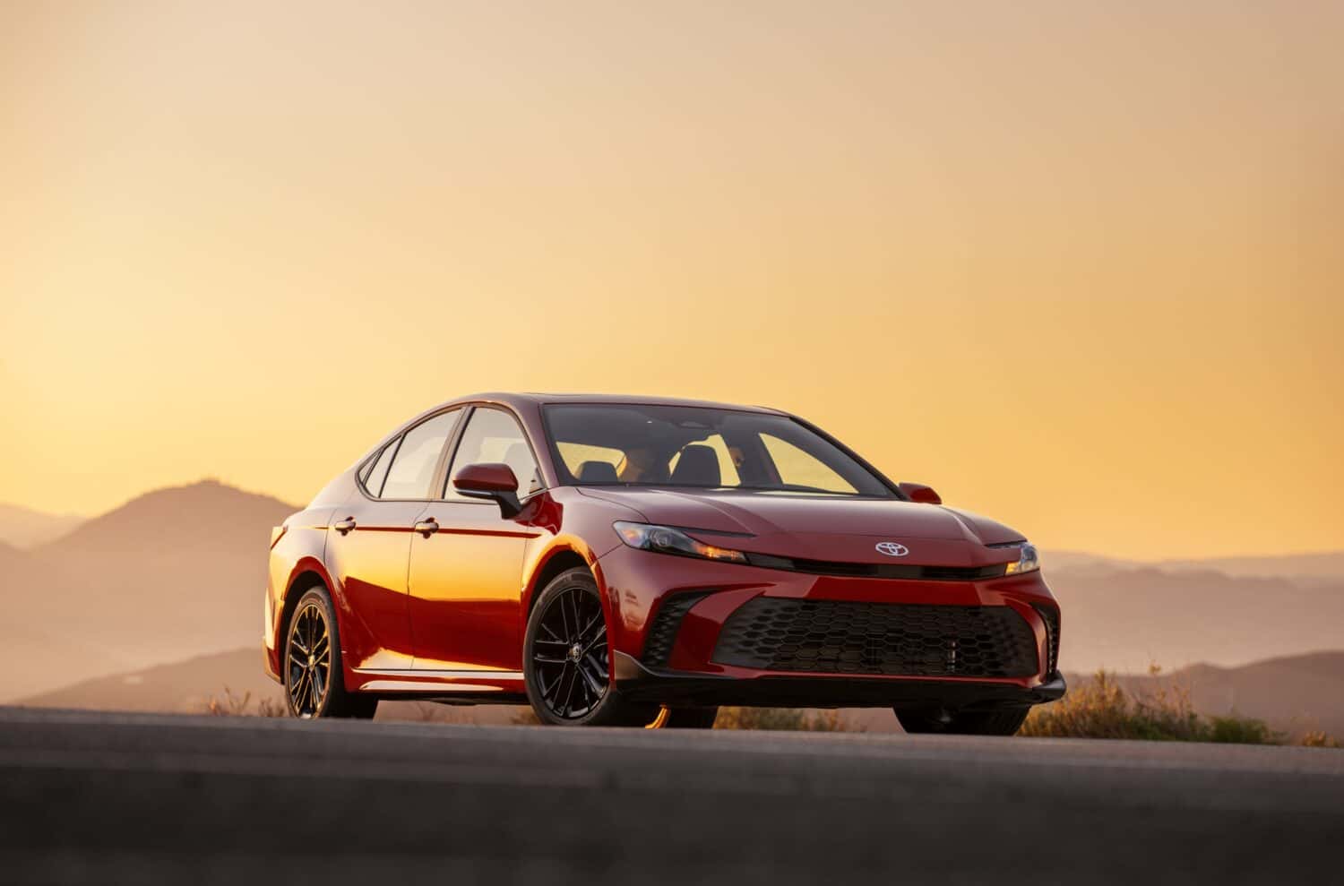 toyota camry in red