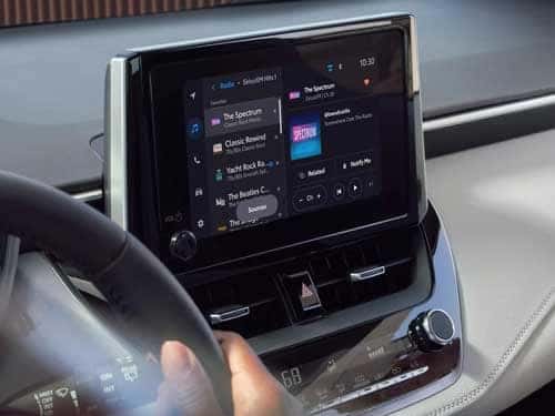2025 Toyota Corolla Hatchback radio