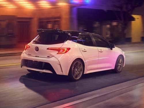 2025 Toyota Corolla Hatchback driving