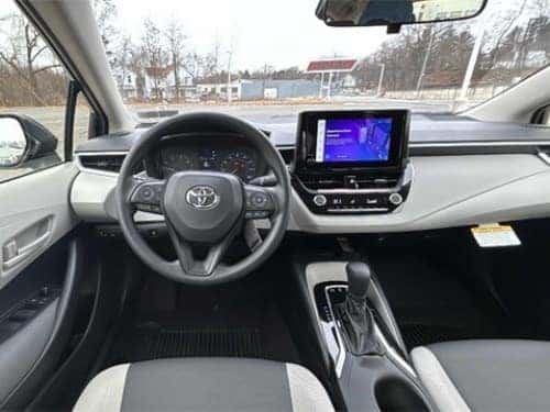2025 Toyota Corolla Hybrid view of dash