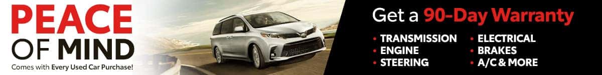 90-day warranty preowned