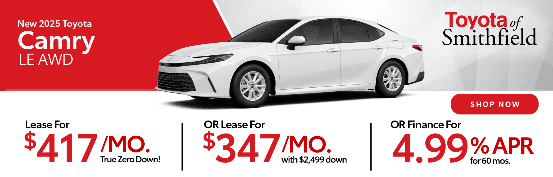 New 2025 Toyota Camry LE AWD