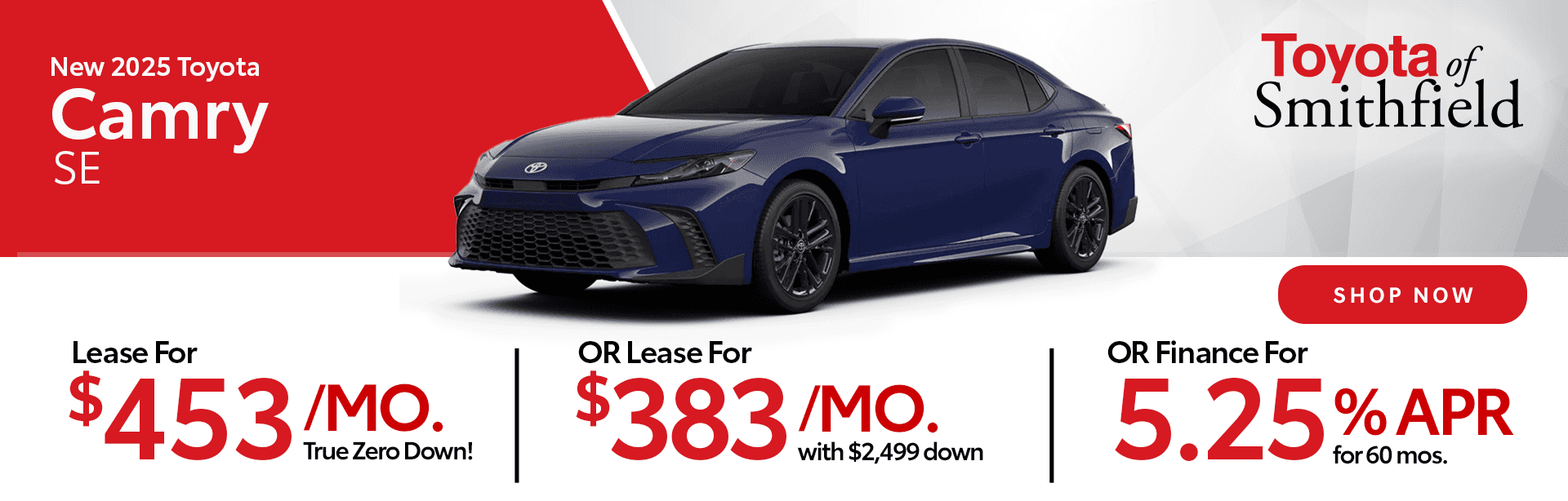 New 2025 Toyota Camry SE