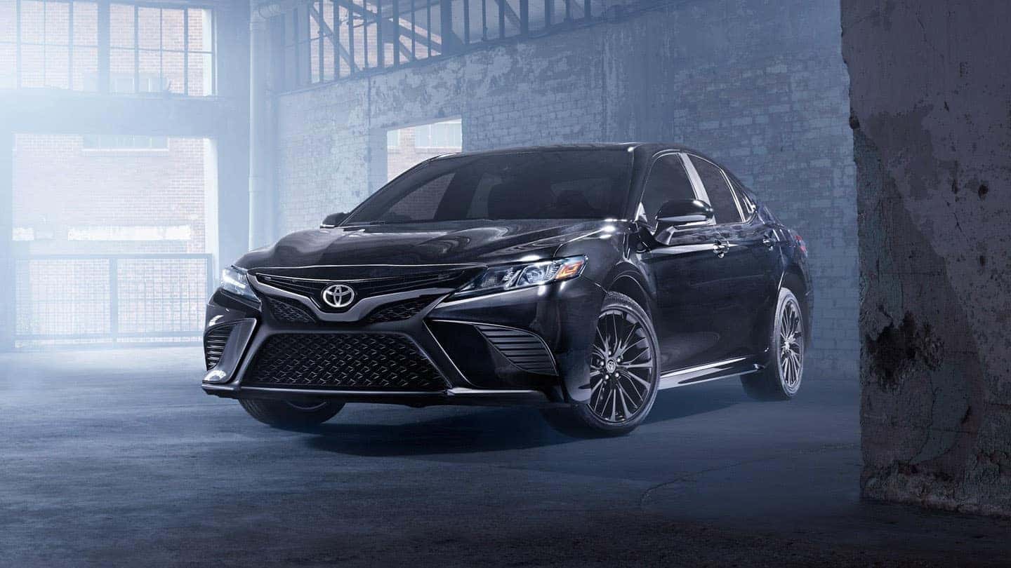 2019 Toyota Camry coming around corner