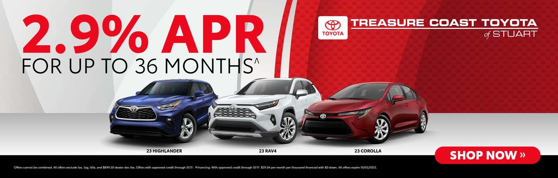 2.9% APR
