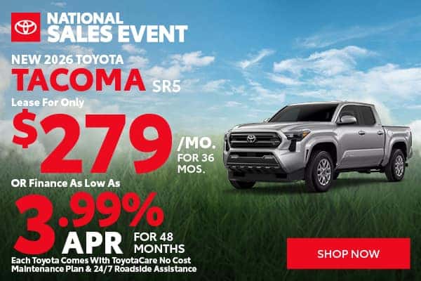 New 2026 Toyota Tacoma SR5