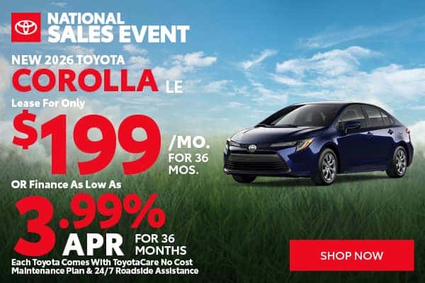 New 2026 Toyota Corolla LE
