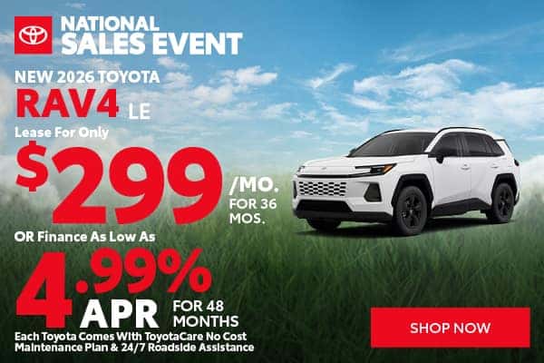 New 2026 Toyota RAV4 LE
