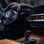 2019 BMW X5 dashboard steering wheel and front seat