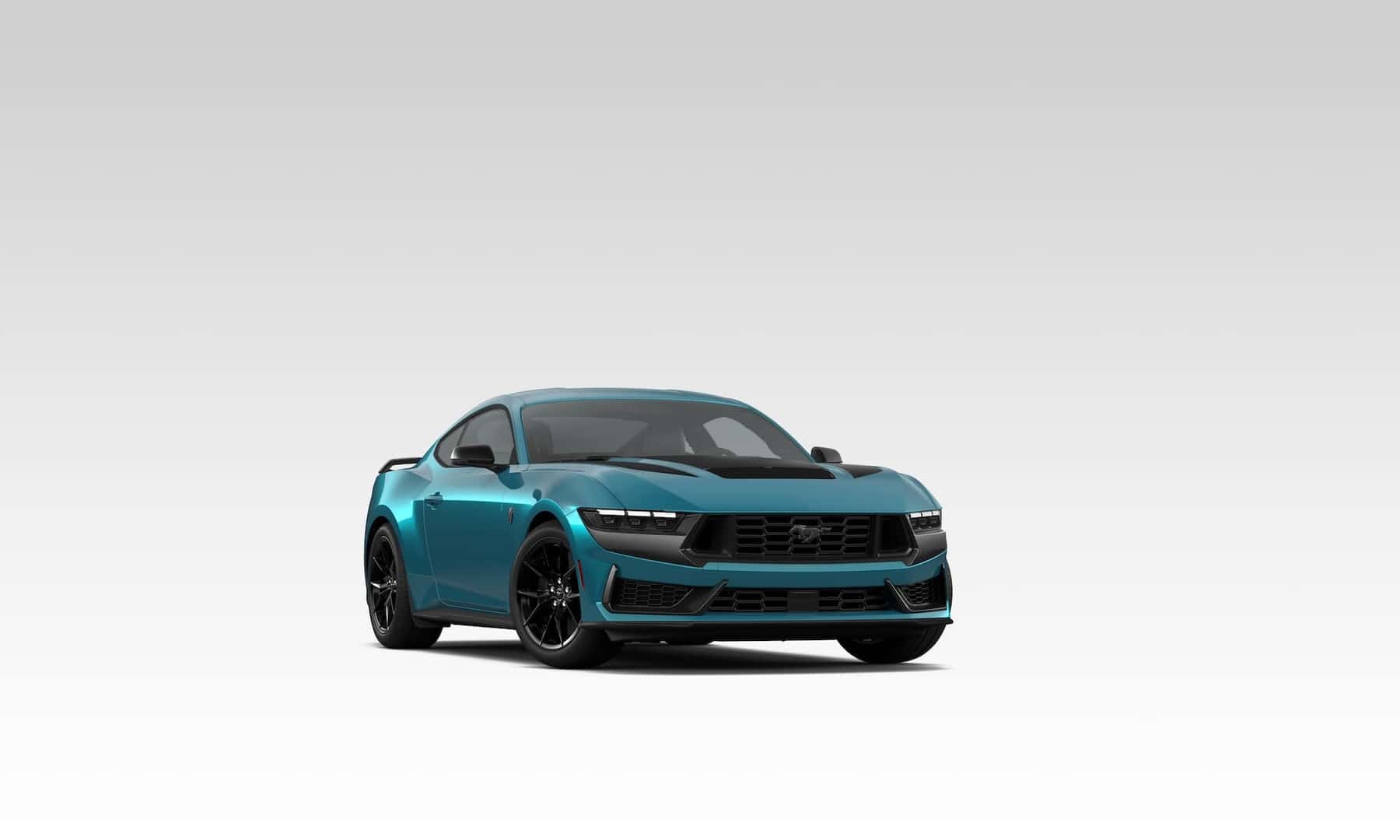 Adriatic Blue Metallic Ford Mustang Dark Horse