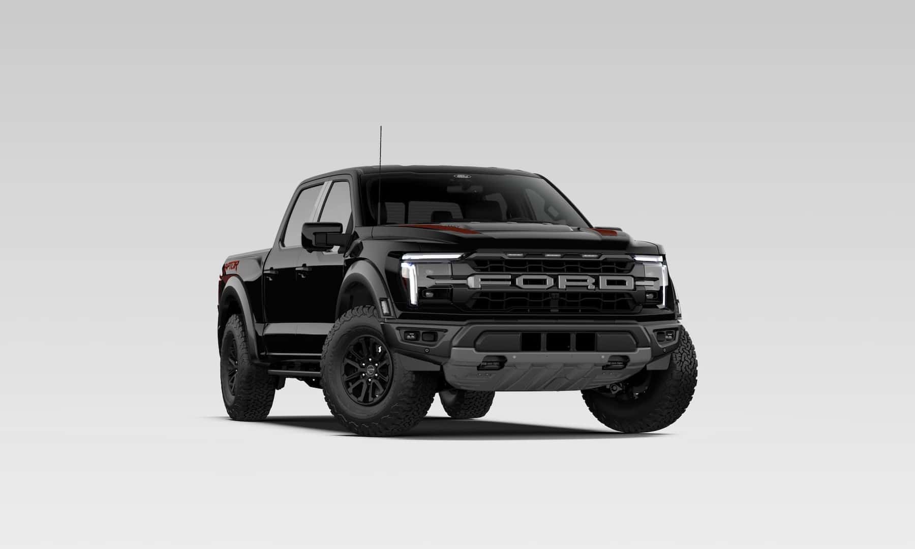 Agate Black Metallic Ford F-150 Raptor R