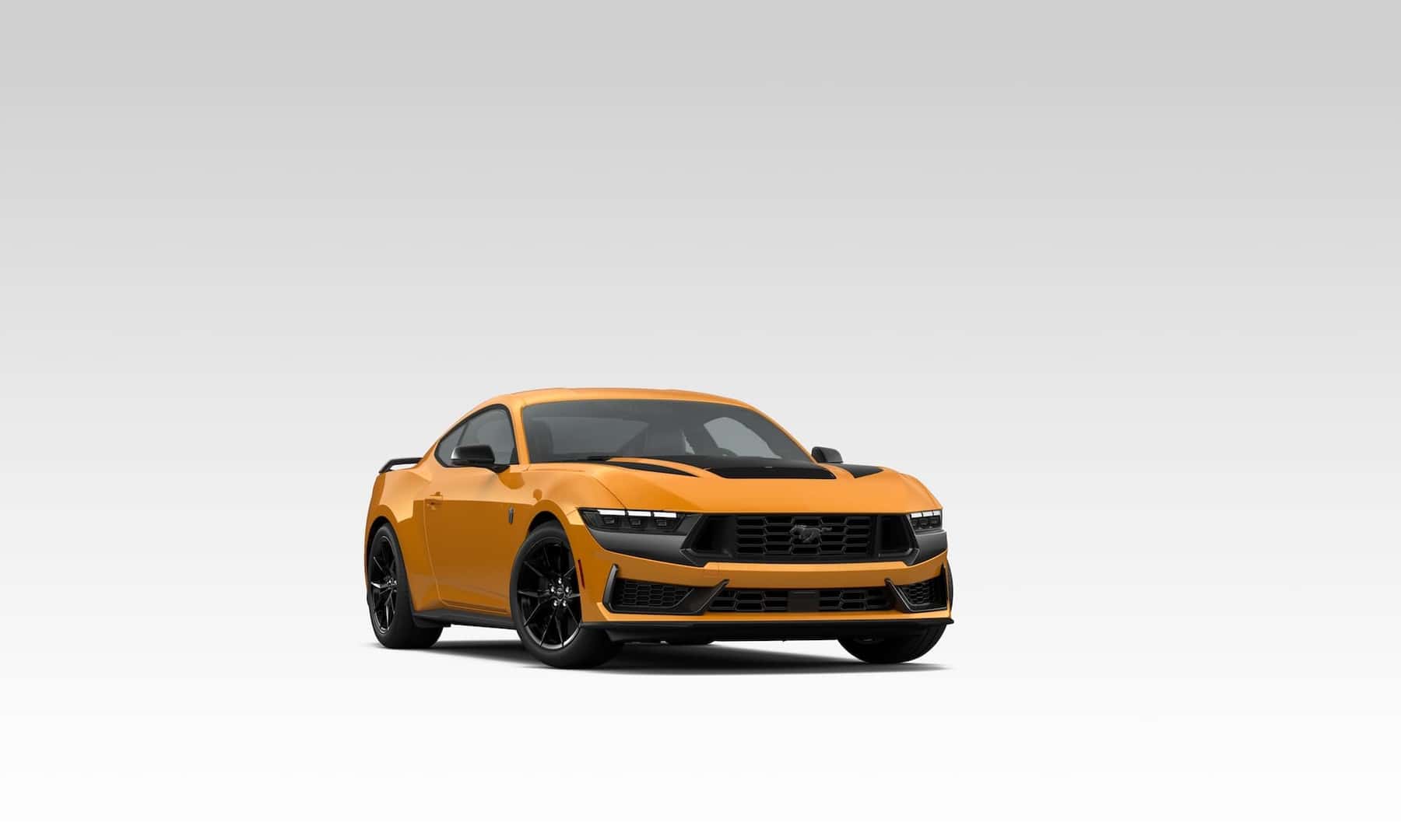Orange Fury Metallic Tri-Coat Ford Mustang Dark Horse