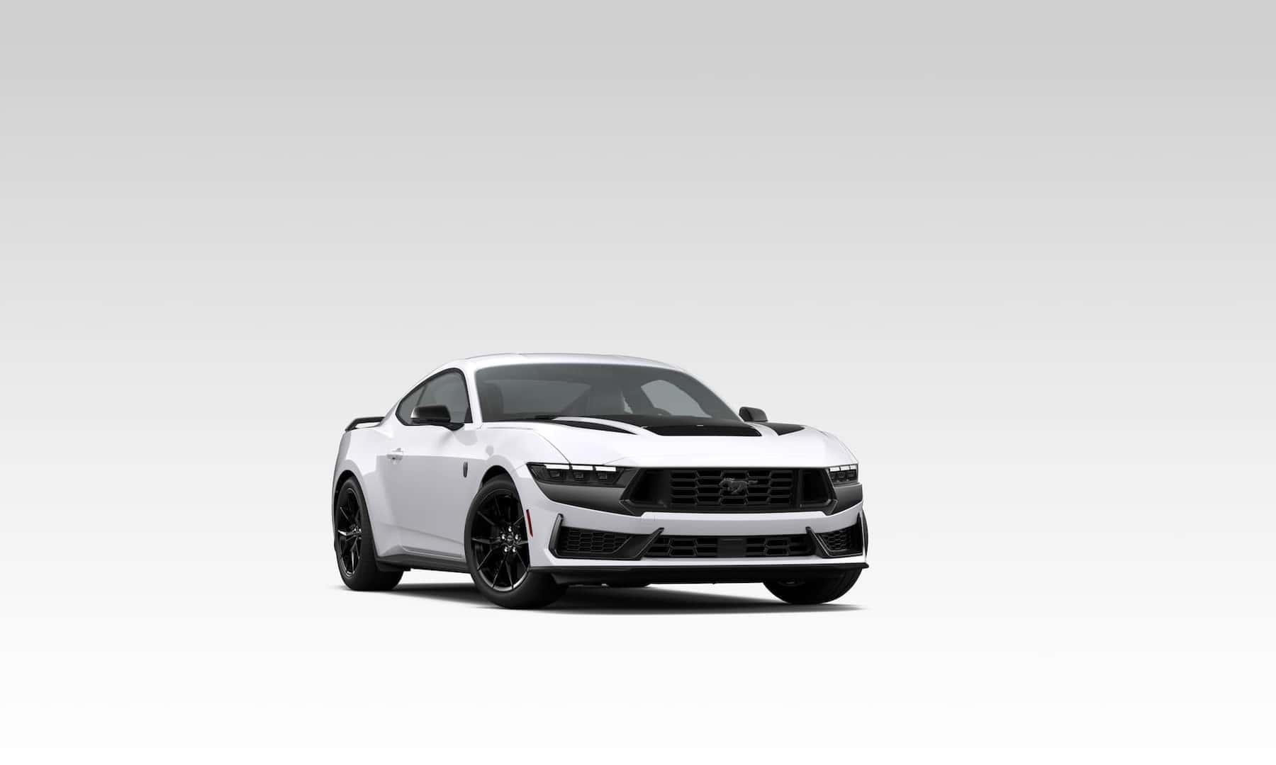 Oxford White Ford Mustang Dark Horse