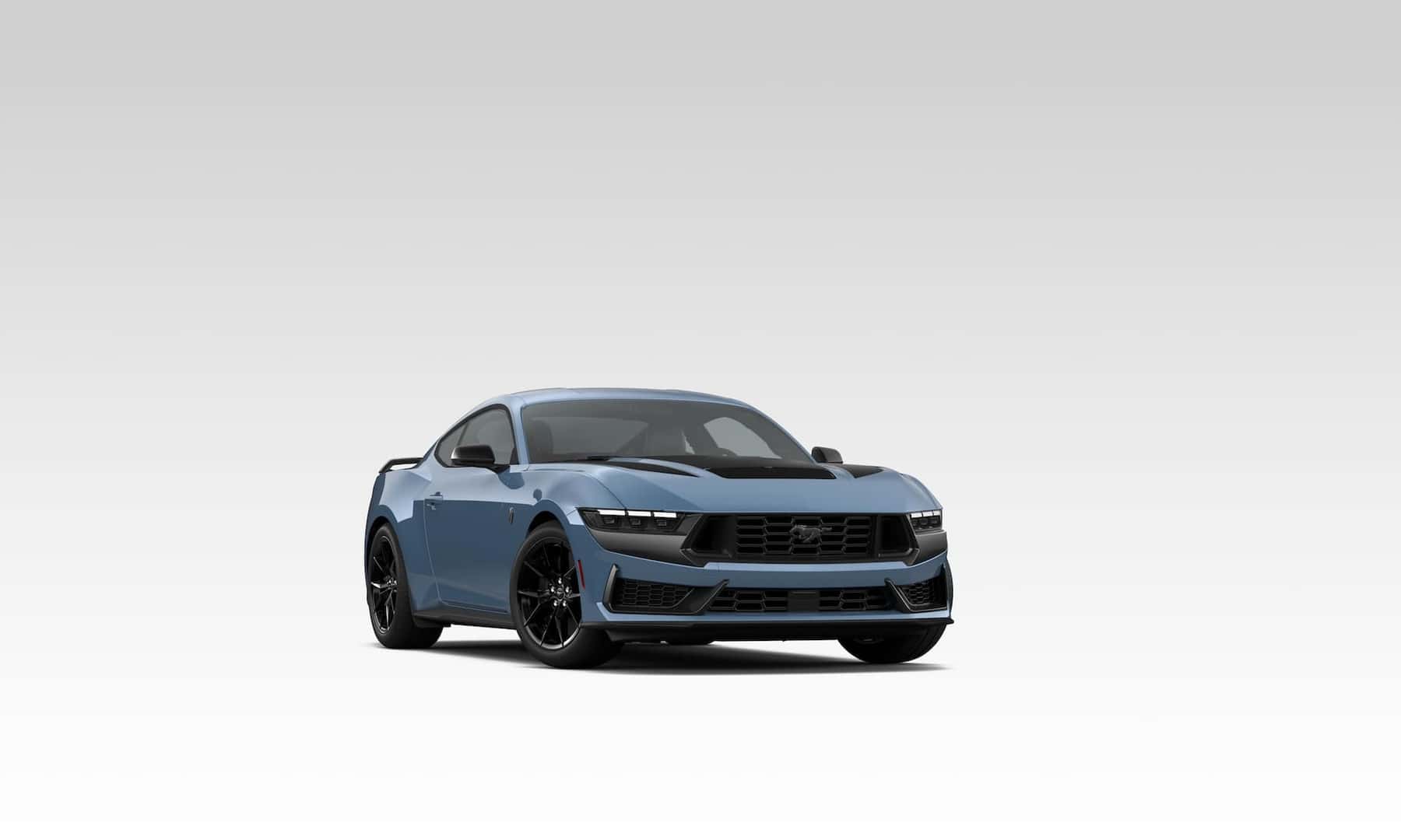 Vapor Blue Metallic Ford Mustang Dark Horse