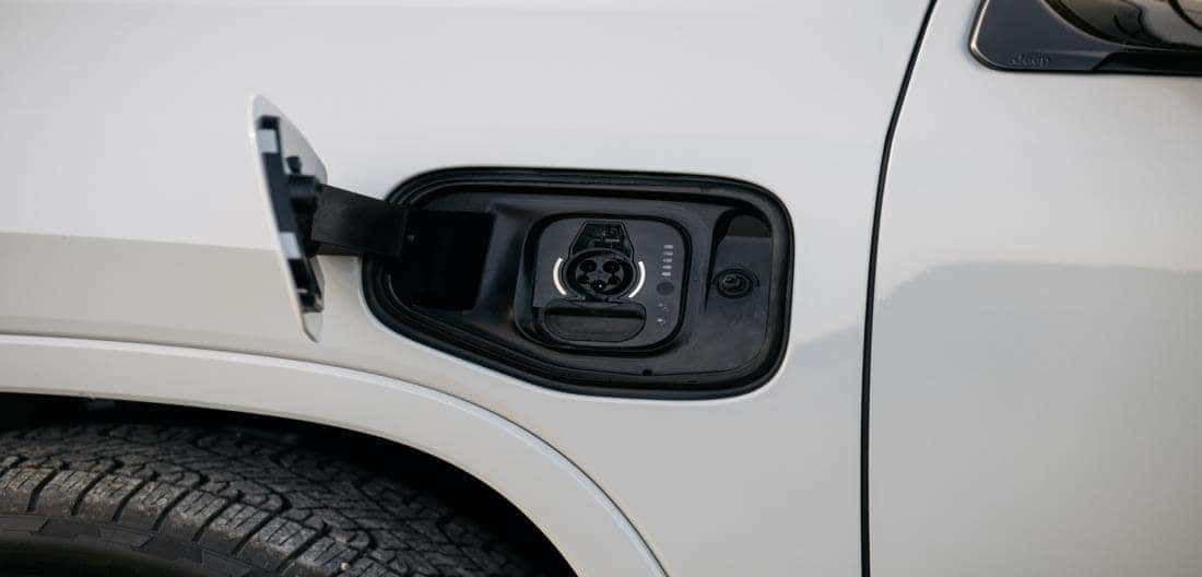 Charging port on the 2027 Grand Wagoneer REV