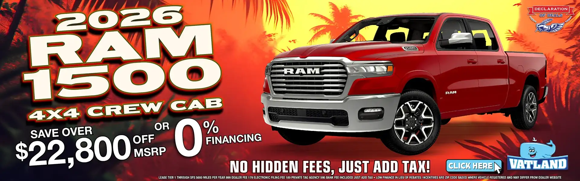 2026 RAM 1500 4x4 Crew Cab