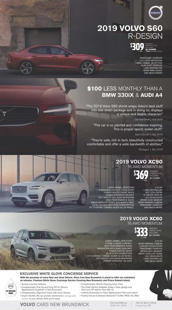 Volvo Offers and Incentives Volvo Cars New Brunswick in Fredericton
