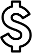dollar sign icon
