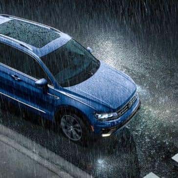 2020 VW Tiguan In The Rain