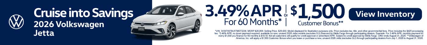 2026 Volkswagen Jetta 
