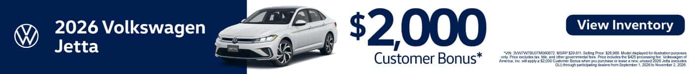 2026 Volkswagen Jetta 