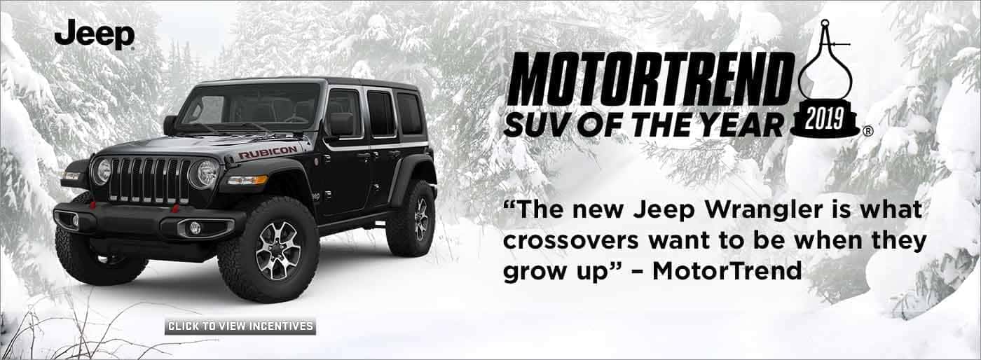 Jeep Wrangler Motortrend Suv Of The Year 19 Wabash Wabash Valley Chrysler Dodge Jeep Ram