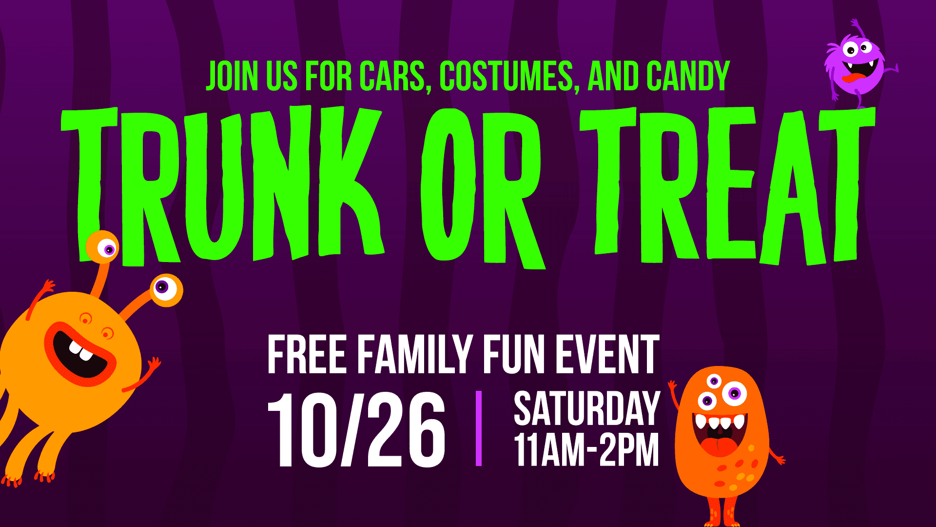 Trunk or Treat Event Near Minneapolis MN 2024