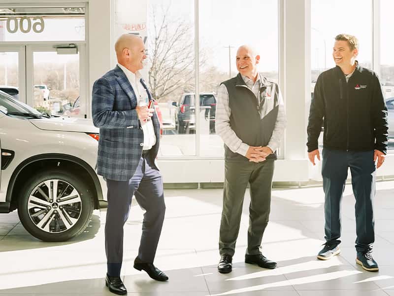 Andrew Walser & Mitsubishi Team