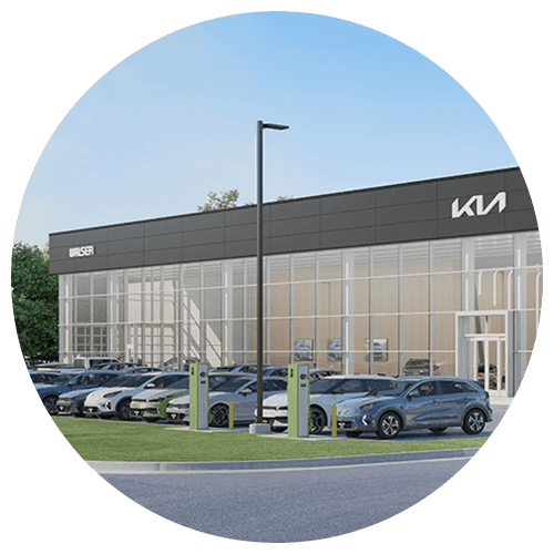 Walser Kia Dealership Rendering