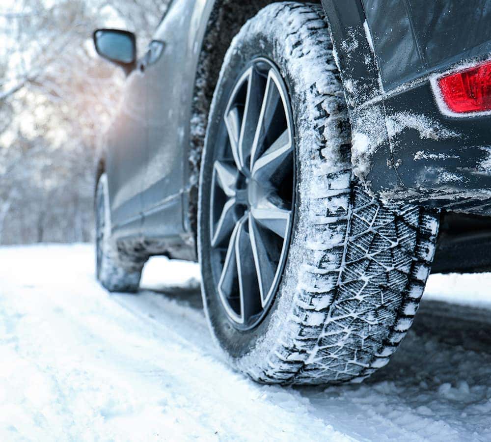 SUV on Winter Roads with Rust Protection