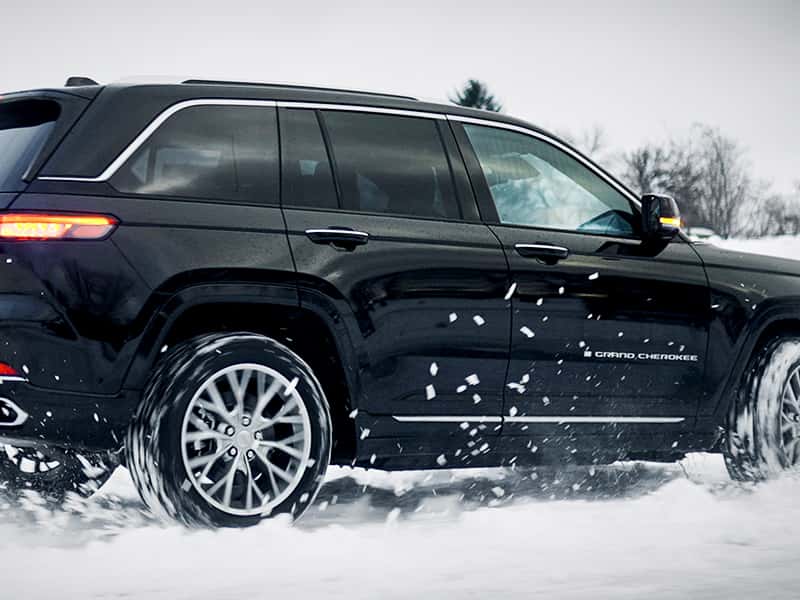 Jeep Grand Cherokee with Winter Tires from Walser