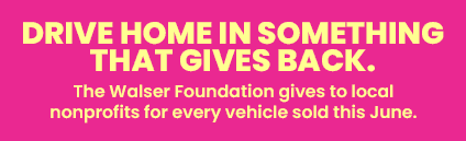 Shop for a Cause - Drive home in something that gives back.