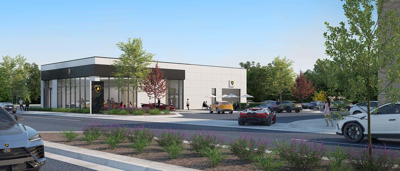 Walser's New Lamborghini Minneapolis Dealership Rendering