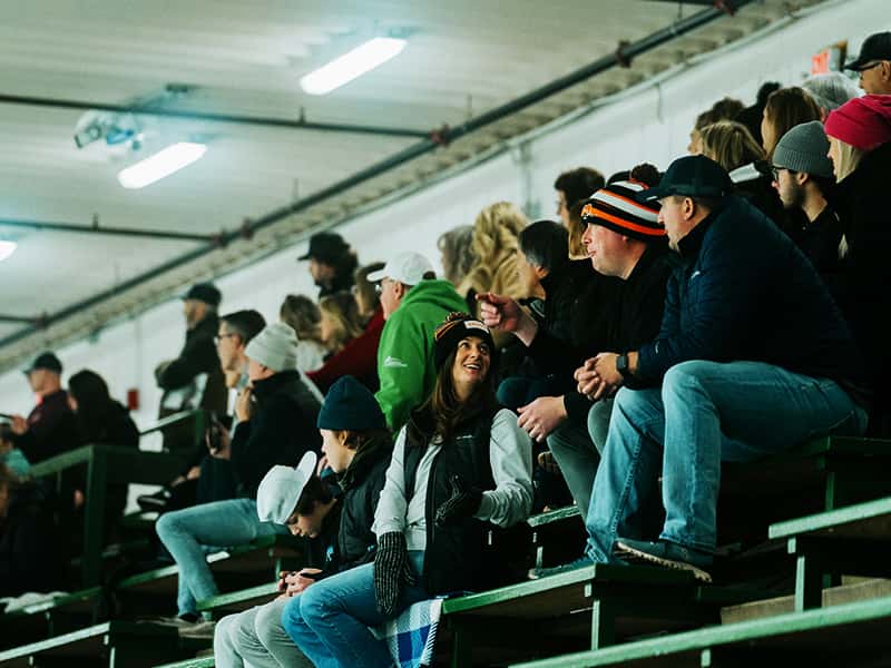 Fans at Walser Invitational