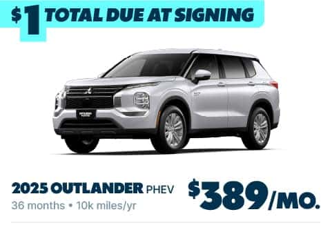 2026 Mitsubishi Outlander Only $1 Due at Signing