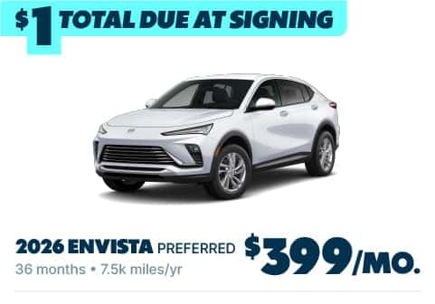 2026 Buick Envista for Only $1 Due at Signing