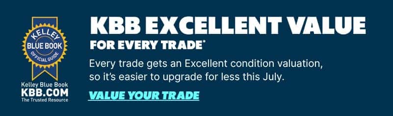 KBB Excellent Value for every trade. Value your trade at Walser.